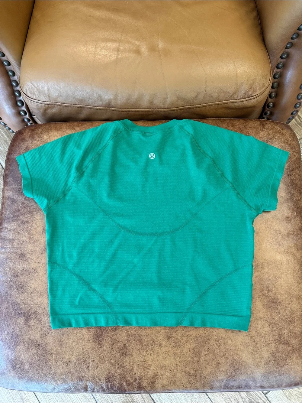 Lululemon Swiftly Tech Cropped Short-Sleeve Shirt 2.0 Sz 10 Raceway Green 1071